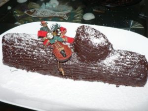 Yule Log Cake p1340851